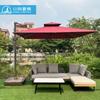 Móveis de Sofá de Corda para Lazer ao Ar Livre Jardim Pátio Exterior Impermeável Proteção Solar Tecido à Mão Cama para Várias Pessoas