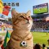 Collares Temáticos de la Copa del Mundo para Mascotas Transfronterizos, Collares para Gatos, Collares para Perros, Accesorios para Gatos, Joyería y Suministros para Mascotas