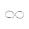 Anel Fechado de Titânio com Rosca Lateral ASTMF-136 (m0.9) Joia de Piercing Labret com Rosca Interna em Titânio G23