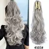 Comercio Exterior Transfronterizo Pelucas Europeas y Americanas Trenzadas, Coletas para Mujer, Cabello Largo Rizado, Extensiones de Coleta con Clip Invisible, Trenzas, Al por Mayor en Stock