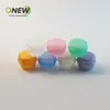 Caja de Empaque Colorida Tipo Botella de Champiñón de 20g Botella de Empaque Cosmético Portátil para Viaje Caja de Crema de Plástico Caja de Sombras de Ojos
