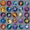 100 Adesivos de Ícones de Habilidade para o Jogo Honor of Kings Planejador Criativo Decoração Garrafa de Água Capa de Celular Adesivos de Computador