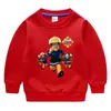 Sudadera de Felpa para Niños Sudadera de Felpa para Niños Bomberos Ropa de Otoño e Invierno Bebé Capa Base Caliente Engrosada Ropa de Invierno para Niños