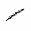 Presilha de cabelo preta presilha lateral presilha para franja presilha para testa parte de trás da cabeça presilha de cabelo simples versátil tinta que não descasca presilha para cabelo com pontas quebradas acessórios de cabelo