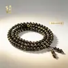 Venta directa de fábrica de pulseras de cuentas de incienso hechas a mano, pulseras de patrimonio cultural inmaterial, collares de pan de oro, anillos lisos y joyería de moda para transmisiones en vivo