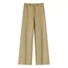 2026 Autumn High-Waisted Wide-Leg Pants Women Loose Slimming Versatile Casual Cropped Trousers Plus Size Straight Leg Pants