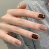 Atacado transfronteiriço cor de geleia transparente de gelo esmalte de unha oleoso sem cozedura sem lascar sem desbotar longa duração branco brilhante cristalino