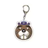 Llavero Acrílico Animal Crossing Colgante Doble Cara Merchandising de Dibujos Animados Animal Crossing
