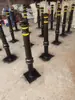 Colunas romanas de ferro fundido, grades de rio paisagísticas, postes de corrente, barreiras de proteção de praça de ferro forjado, postes de isolamento e proteção para estradas