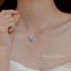 Novo colar de cabaça estilo chinês estilo nacional luz luxo azul zircão temperamento colar corrente moda colar corrente atacado ao vivo