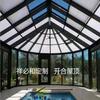 Venta caliente de fábrica aleación de aluminio apertura y cierre eléctrico techo piscina área de ocio techo apertura y cierre tragaluz ventilación cubierta de techo