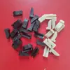 Accesorios para Telar Eje de Flecha Accesorios para Telar Punta de Flecha Pequeña de Plástico 10 piezas Cabeza de Espada Pie en Forma de Siete