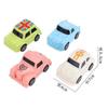 Decoración de Pastel de Cumpleaños de Dibujos Animados para Niños Transformación Autobot Adornos DIY Señal de Luz de Coche de Policía Señal de Carretera de Bloqueo de Carretera Inserto