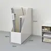 Soporte para Libros Escritorio Archivador Vertical Estilo Japonés Estilo No Impreso Marco para Archivos de Estudiante Dormitorio de Estudiante Organizar Caja de Almacenamiento Estantería