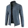 Item Popular de Comércio Exterior Amazon Transfronteiriço Suéter Masculino de Tricô Grosso Gola Alta Suéter Grosso Cardigã Jaqueta Masculina Aliexpress
