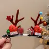 Accesorios para el Cabello de Navidad Pinzas para el Cabello de Reno Lindos para Niños y Adultos Pasadores de Papá Noel Diademas Adornos Pinzas Pequeñas Tocados