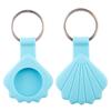 Adecuado para Apple Airtag hierba de la suerte dispositivo anti-pérdida funda de silicona funda protectora para rastreador llavero localizador de mascotas