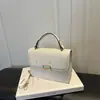 Coleção Outono/Inverno 2026 Transfronteiriça: bolsa de ombro estilosa e minimalista, bolsa transversal e bolsa quadrada pequena chique para mulheres