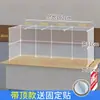 Cubierta de Puesto a Prueba de Viento de Tres Lados con Techo, 36 Cubiertas Transparentes de Plástico, Cerramiento de Escritorio, Película para Exteriores, Cubierta a Prueba de Polvo para Carrito de Comida