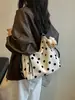 Nova Bolsa Tote de Bolinhas 2026 para Mulheres, Bolsa de Ombro Grande Capacidade para o Dia a Dia, Bolsa de Mão Versátil de Moda de Nicho de Alto Padrão