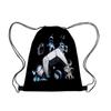 Mochila escolar con cordón, portátil, de gran capacidad, repelente al agua, con diseño de robot cósmico 3D, ideal como regalo
