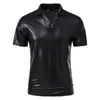 Camiseta de Solapa Talla Grande Verano 2025 Amazon para Hombre Diseño Bronceado Camiseta de Manga Corta con Solapa Polo para Hombre Transfronterizo