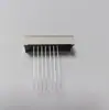 Fabricantes de tubos digitais LED de Dongguan fornecem diretamente fileira única de 7 pés cor de destaque luz agulha alongada áudio tela digital 3314 cor