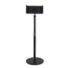 Soporte de Micrófono para Transmisión en Vivo de Disco de Escritorio Personalizado con Luz de Relleno Metálica, Gimbal para Fotografía con Teléfono y Soporte de Micrófono Ajustable
