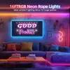 Tira de Luces LED de Flujo Cambiante de Color USB 5V App Bluetooth Impermeable para Exteriores Tira de Luz de Neón Artículo Caliente Transfronterizo