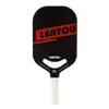 Paleta de Pickleball Leatou Prensada en Caliente T700 Esmerilada 16mm Fibra de Carbono Cara Sonriente Una Pieza Pickleball