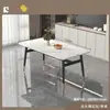 Mesa de comedor de pizarra para uso doméstico, mesa de comedor rectangular, mesa de comedor y juego de sillas de lujo simple moderno, mesa de comedor para apartamentos pequeños