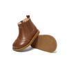 Botas de Cuero para Niñas Snafy 2025 Primavera y Otoño Nuevas para Niños Suela Suave Antideslizante Botas de Algodón Grandes para Bebé