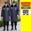 Uniforme de Segurança Inverno Espessado Prova de Frio Casaco de Algodão Sobretudo de Segurança Jaqueta Acolchoada de Algodão Comprimento Médio Jaqueta Multifuncional Acolchoada de Algodão Masculina de Inverno