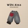 Calças Jeans Casuais Forradas com Lã para Crianças 2025 Inverno Calças Infantis Elegantes Espessas com Lã Integrada Bebê Outono e Inverno Roupas da Moda
