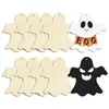 Artesanías de Madera Transfronterizas Decoraciones de Pascua DIY Adornos de Huevo de Madera Blanco para Pintar y Dibujar Niños Pequeños Colgantes de Madera