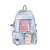 Mochila Estampada Estilo Chinês Alunos do Ensino Fundamental Mochila Escolar Estilo Antigo Alunos do Ensino Fundamental Alto Valor de Cor Bolsa para Dor Mochila de Grande Capacidade