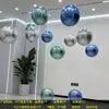 Decoração de balões para evento de loja em novo shopping em 2026, celebração de aniversário de inauguração, bolas suspensas no teto, configuração para transmissão ao vivo