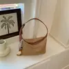 Bolso de Patchwork Tejido de Moda para Mujer 2026 Nuevo Estilo Bolso de Hombro Casual de Paja Estilo Bosque Playa Ins Bolso Cruzado