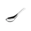 Cuchara Plana de Acero Inoxidable de 3 mm Personalizada para Uso Doméstico, Cuchara para Sopa de Adulto, Cuchara para Niños, Cuchara de Mesa, Utensilios para Comer