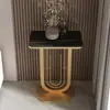 Estructura para Flores de Lujo Ligero Estilo Italiano, Soporte de Piso para Flores para Sala de Estar Estilo Nórdico con Encimera de Roca, Soporte de Hierro de Gama Alta Simple para Macetas