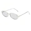 Nuevas Gafas de Sol Pequeñas Marrones de Marco Delgado Estilo Retro Moderno de Gama Alta 2025 para Mujeres con Rostros Cuadrados y Redondos, Gafas de Sol Cat-Eye Adelgazantes