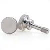 Tornillos de Acero Inoxidable 304 Moleteados de Cabeza Alta Sueltos No Desmontables Moleteados de Mano Ajustables Paso Tornillos de Cabeza Alta Sujetadores M3M4-M8