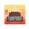 Imanes para Refrigerador de Quzhou, Zhejiang, Puerta Shuiming, Muralla de la Ciudad, Templo de Confucio, Templo Familiar de la Dinastía del Sur Confuciana, Pegatinas Magnéticas, Postales Culturales y Creativas, Recuerdos