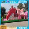 Fabricantes Transfronterizos Personalizados Suministran Castillo Inflable Parque Infantil para Niños Juguetes Inflables Divertido Canal de Obstáculos para Escalar al Aire Libre