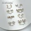 Joyería de Aleación para Uñas Nuevo Lazo Perla Accesorios Estilo Ins Popular Estilo Caliente Flor Decoración de Uñas Diamante