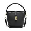 Bolso de mujer de diseño de nicho 2024, nuevo bolso de hombro, bolso de cubo de moda en contraste, bolso cruzado portátil sencillo