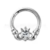 Pingente de liga de titânio F136 Brincos de argola para nariz Joias para piercing corporal de liga de titânio G23 Atacado de Piercings para Nariz