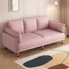 Sofá de Tela Nórdico, Plegable, Multifuncional, Sencillo, Adecuado para Apartamentos Pequeños, Sala de Estar, Alquiler, Sofá Cama Perezoso, Doble Uso, Persona Soltera