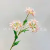 Simulación 3 cabezas flor de otro lado orquídea viento y lluvia flor falsa flor de boda tocado flor horquilla flor decoración de boda flor fábrica mayoreo