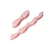 Sandyipin Set de Dos Recortadores de Cejas Doble Cabeza Macro, Maquinilla de Afeitar de Cejas Plegable Segura, Peine para Cejas de Mujer